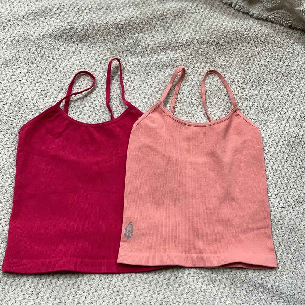 🌺Free people tighten up back crop tank